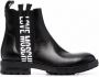 Love Moschino Chelsea laarzen met logoband Zwart - Thumbnail 2
