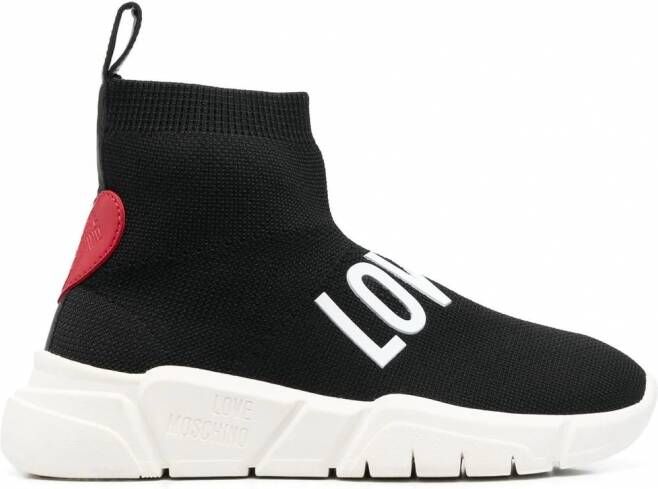 Love Moschino High-top sneakers Zwart
