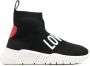 Love Moschino High-top sneakers Zwart - Thumbnail 1