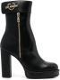 Love Moschino Laarzen met logoplakkaat Zwart - Thumbnail 2