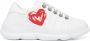 Love Moschino Leren sneakers dames rubber leer Stof 36 Wit - Thumbnail 1