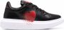 Love Moschino Leren sneakers Zwart - Thumbnail 1