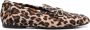 Love Moschino Loafers met luipaardprint Beige - Thumbnail 1