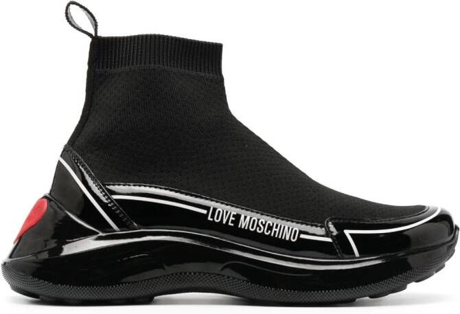 Love Moschino High-top sneakers Zwart