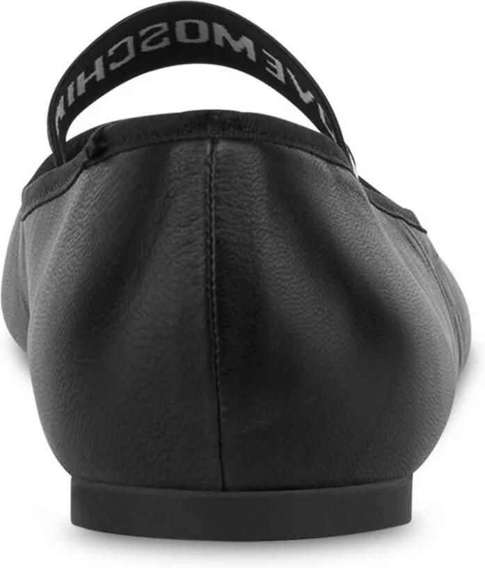 Love Moschino Ballerina's met logobandje Zwart - Foto 2