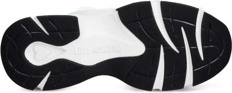 Love Moschino Chunky sneakers met mesh vlakken Wit - Foto 5