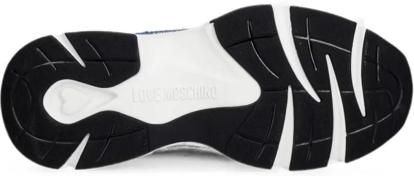 Love Moschino Denim sneakers met stras Blauw - Foto 5