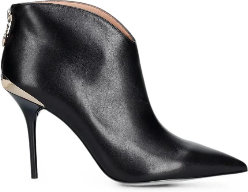 Love Moschino Enkellaarzen met puntige neus Zwart