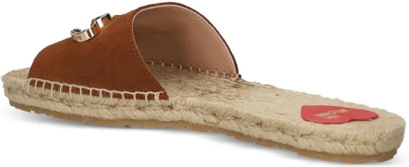 Love Moschino Espadrilles met hartapplicatie Bruin - Foto 3