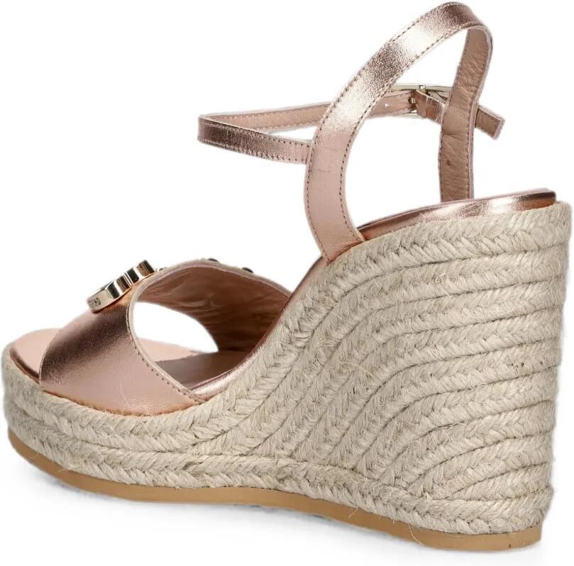 Love Moschino Espadrilles met sleehak en hartplakkaat Roze - Foto 3