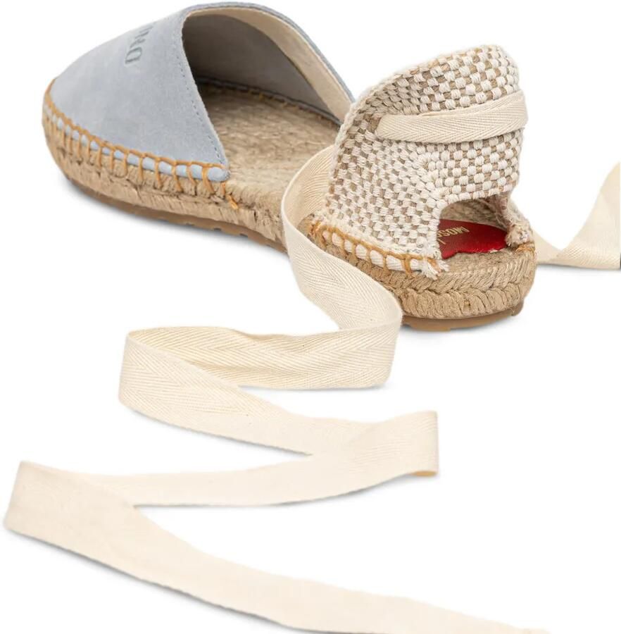 Love Moschino Espadrilles met striksluiting en logo-detail Blauw - Foto 2