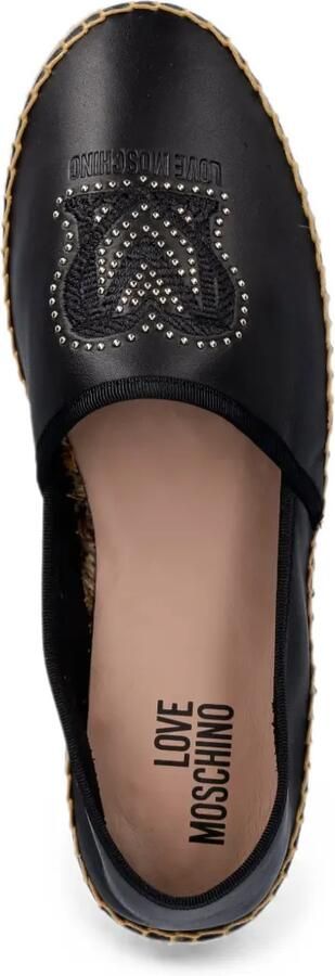 Love Moschino Espadrilles verfraaid met studs Zwart - Foto 4