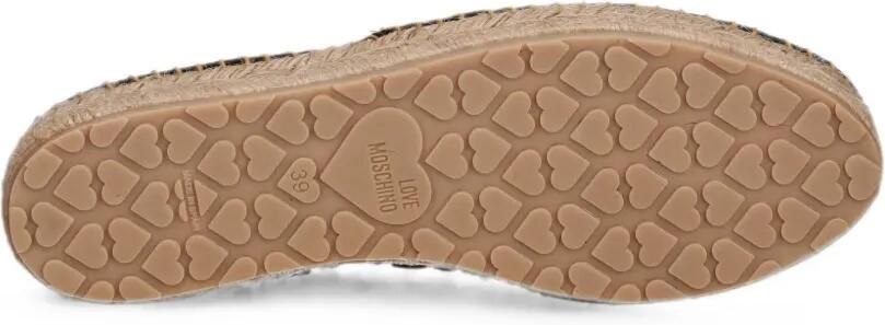 Love Moschino Espadrilles verfraaid met studs Zwart - Foto 5