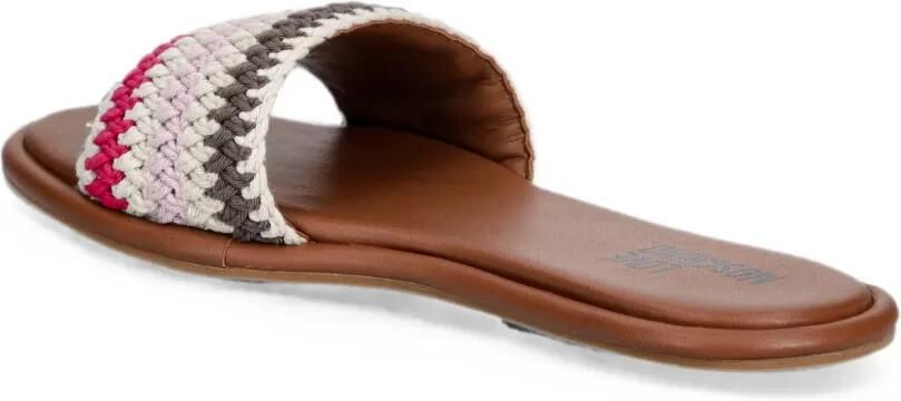 Love Moschino Gehaakte sandalen met logo-plakkaat Beige - Foto 3