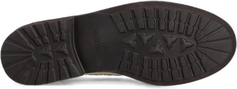 Love Moschino Gesmockte loafers Beige - Foto 5