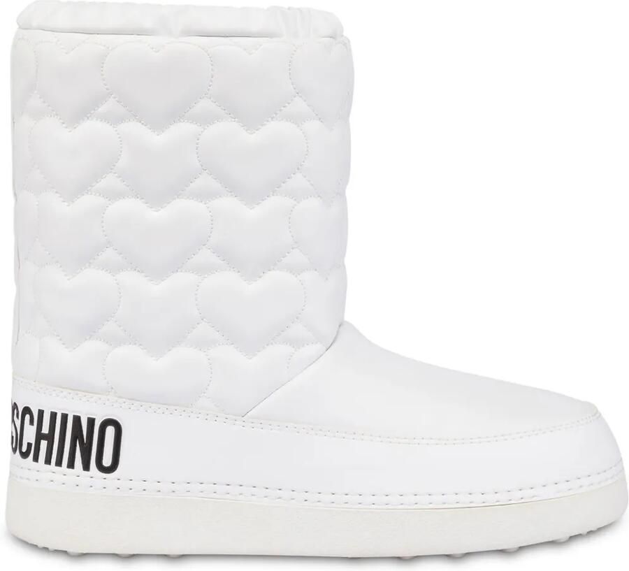 Love Moschino Gewatteerde laarzen Wit