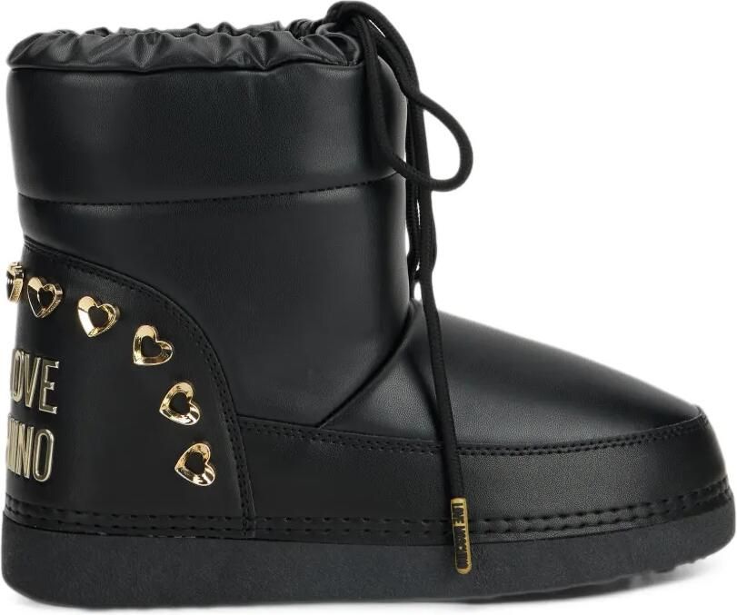 Love Moschino Laarzen verfraaid met hart Zwart