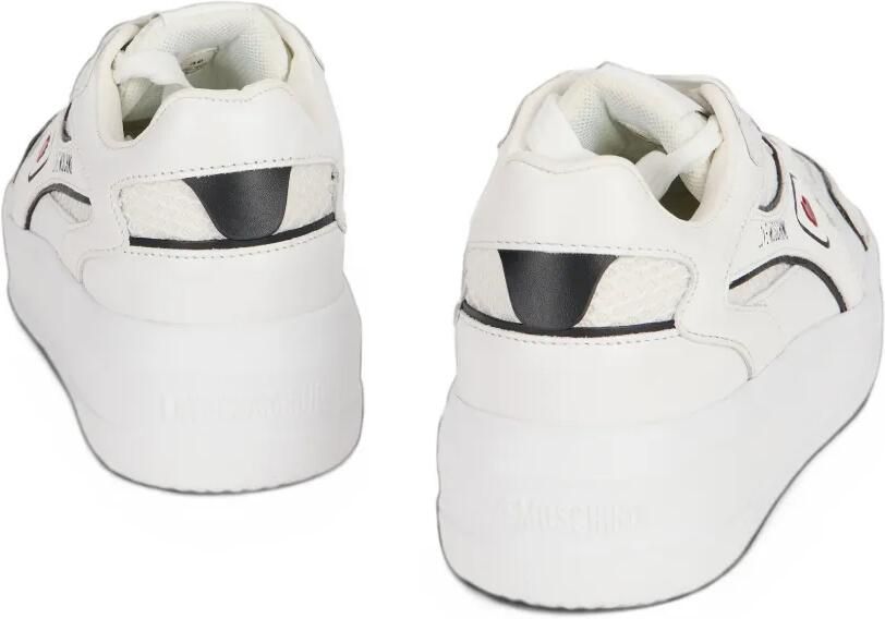 Love Moschino heart-motif sneakers Wit - Foto 2