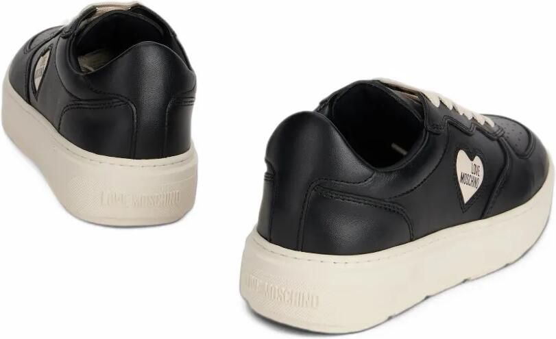 Love Moschino Sneakers met hartpatch Zwart - Foto 2