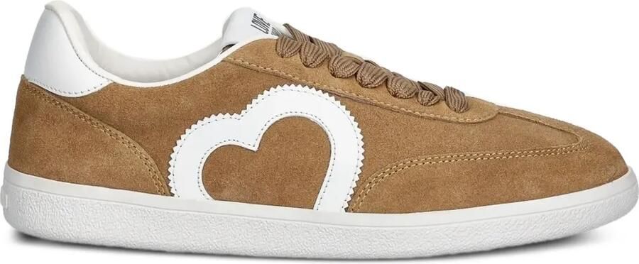 Love Moschino Heart suède sneakers Bruin