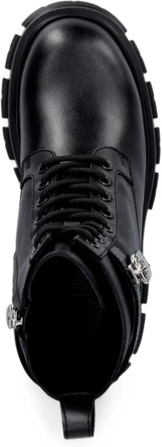 Love Moschino Laarzen met chunky zool en hangslotdetail Zwart - Foto 4
