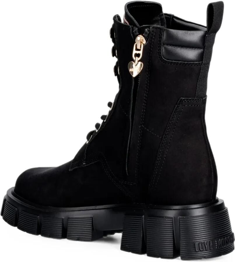 Love Moschino Laarzen met chunky zool en veters Zwart - Foto 2