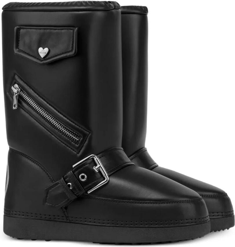 Love Moschino Laarzen met gespdetail en ritssluiting Zwart - Foto 2