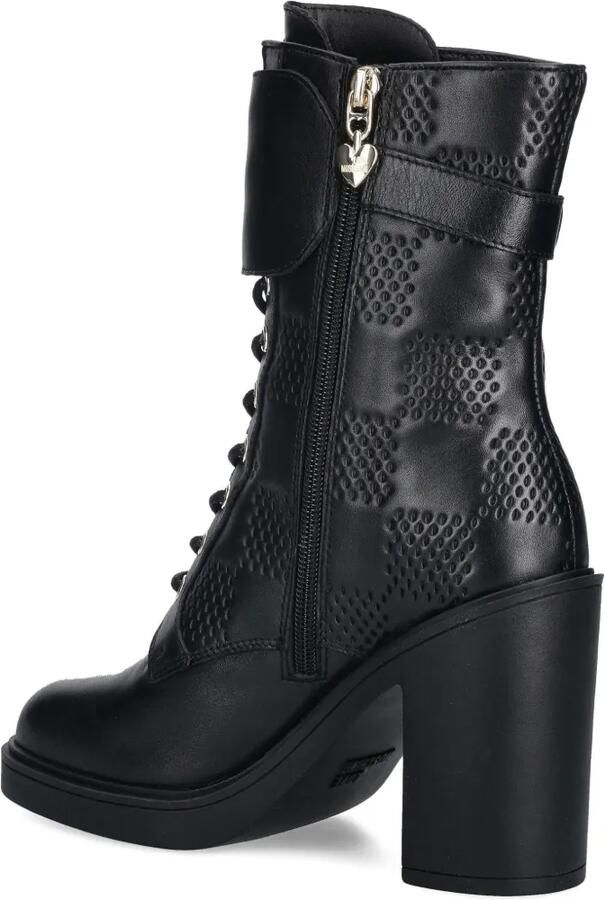 Love Moschino Laarzen met hartgesp en hak Zwart - Foto 3