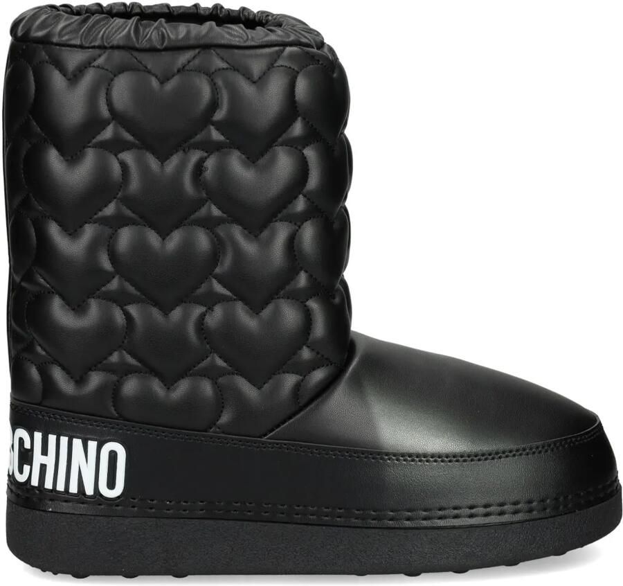 Love Moschino Laarzen met logoprint Zwart