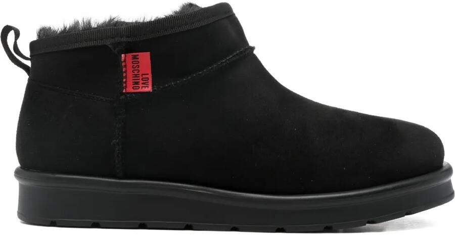 Love Moschino Laarzen met treklus Zwart