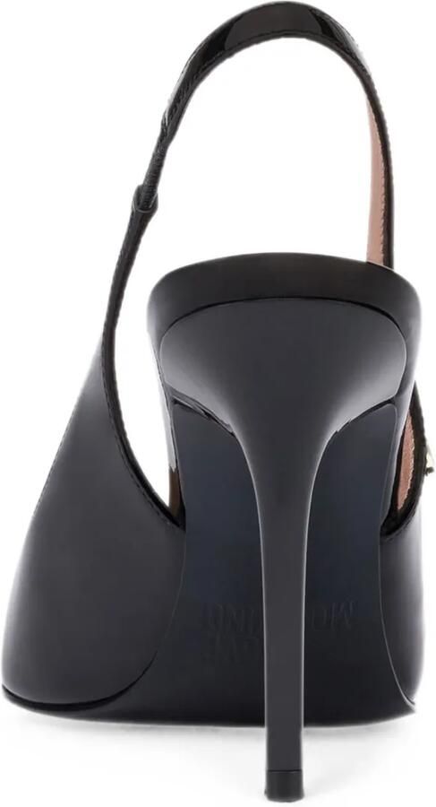 Love Moschino Lakleren slingback pumps Zwart - Foto 3