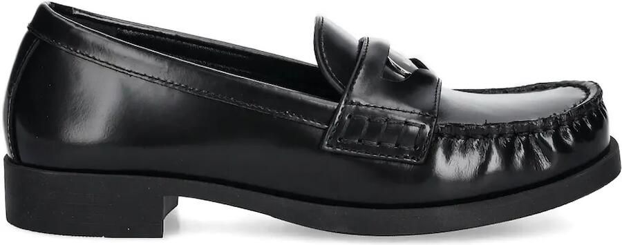 Love Moschino Leren loafers Zwart