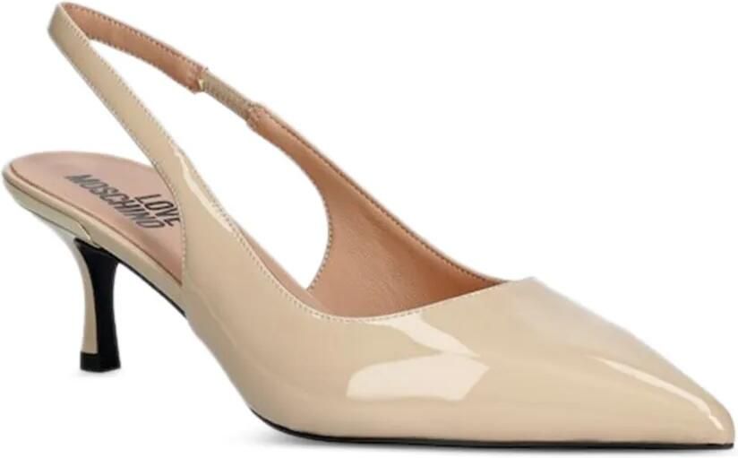 Love Moschino Leren pumps Beige - Foto 2
