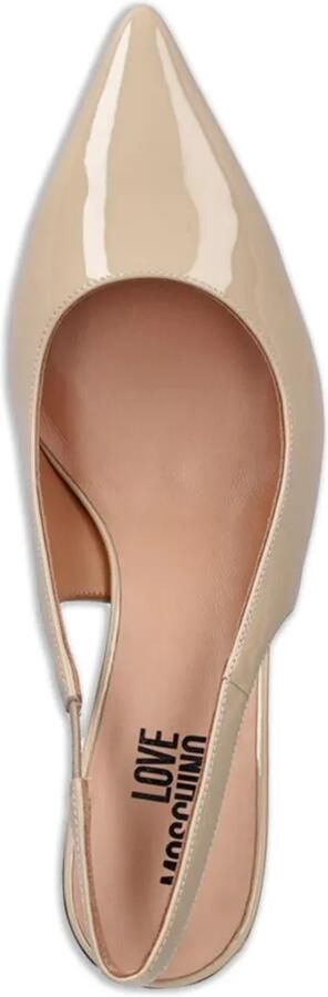 Love Moschino Leren pumps Beige - Foto 3