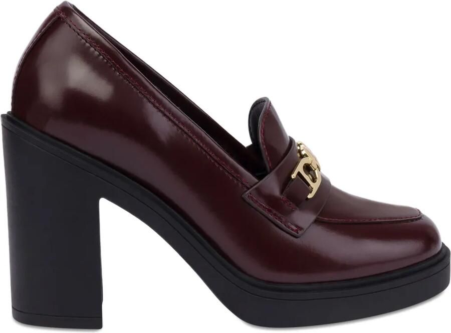 Love Moschino Leren pumps Rood