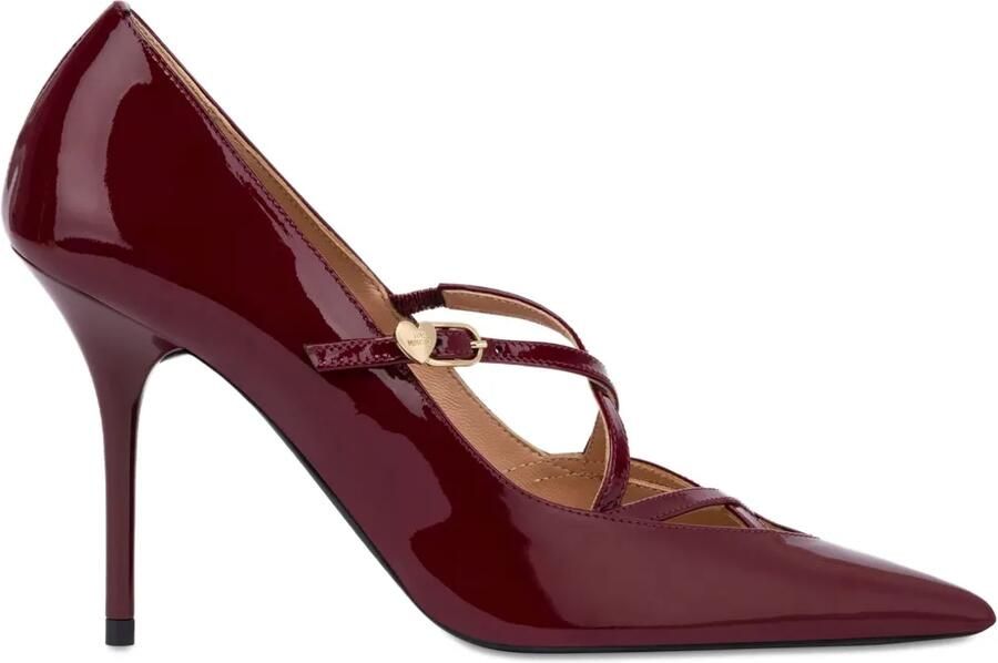 Love Moschino Leren pumps Rood
