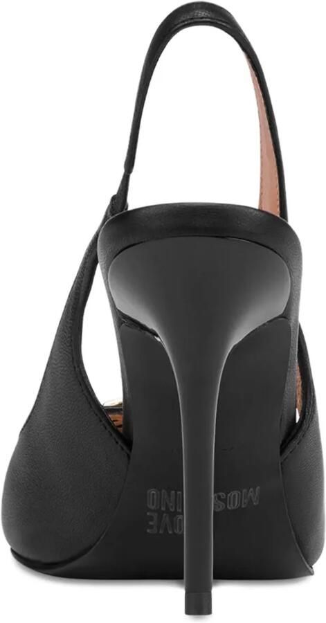 Love Moschino Leren slingback pumps Zwart - Foto 2