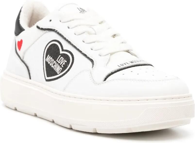 Love Moschino Leren sneakers Wit - Foto 2
