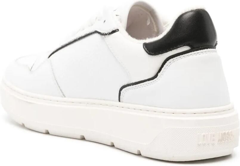 Love Moschino Leren sneakers Wit - Foto 3