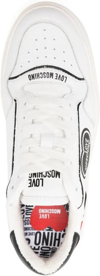 Love Moschino Leren sneakers Wit - Foto 4