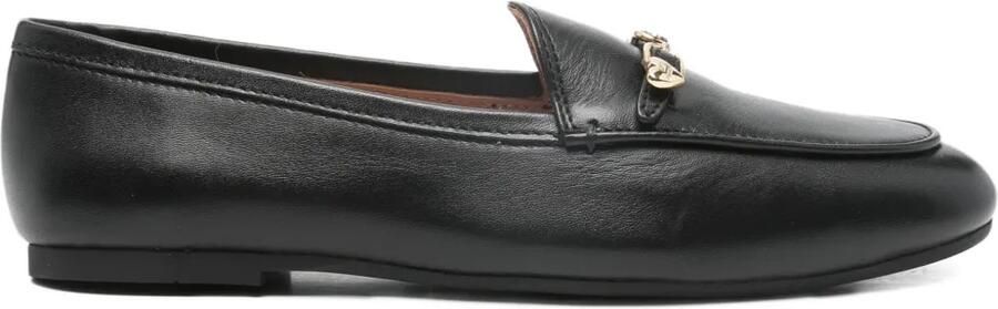Love Moschino Loafers met gesp Zwart