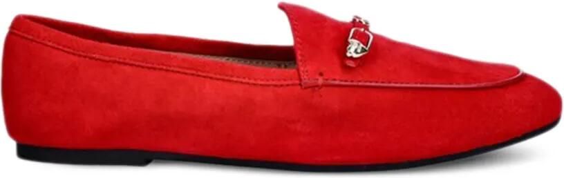 Love Moschino Loafers met hartapplicatie Rood