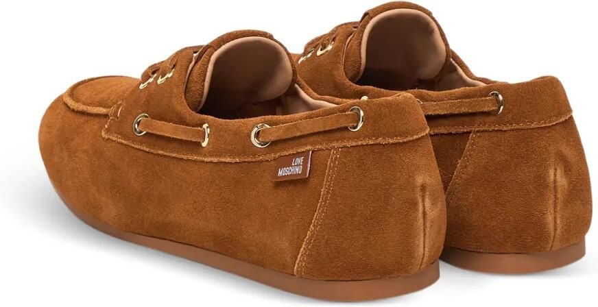 Love Moschino Loafers met imitatie veterdetail Bruin - Foto 3