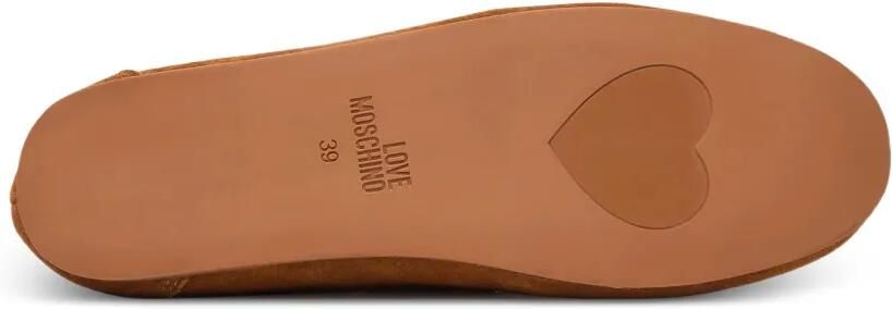 Love Moschino Loafers met imitatie veterdetail Bruin - Foto 5