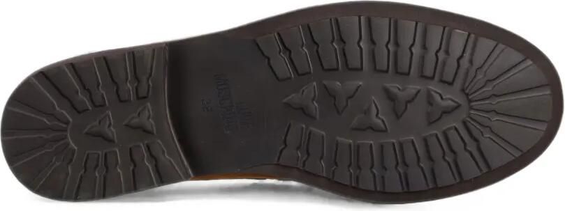 Love Moschino Loafers met logo-plakkaat en plooien Bruin - Foto 5