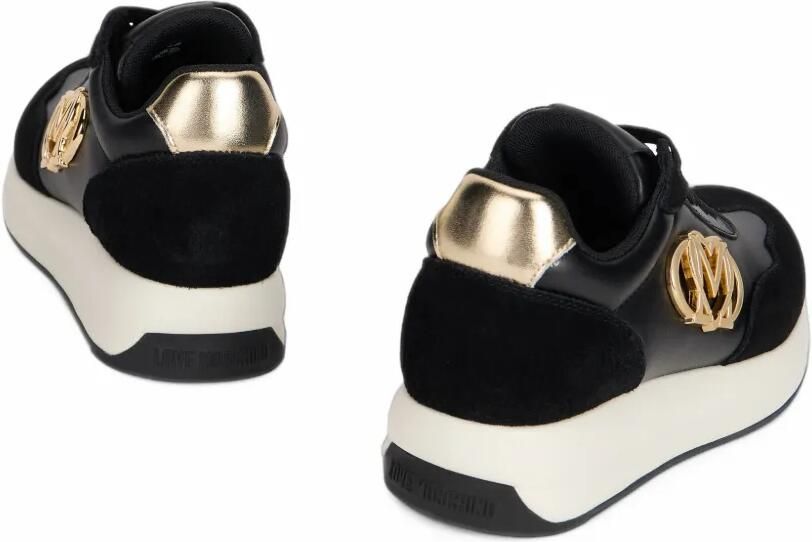 Love Moschino Suède sneakers Zwart - Foto 2