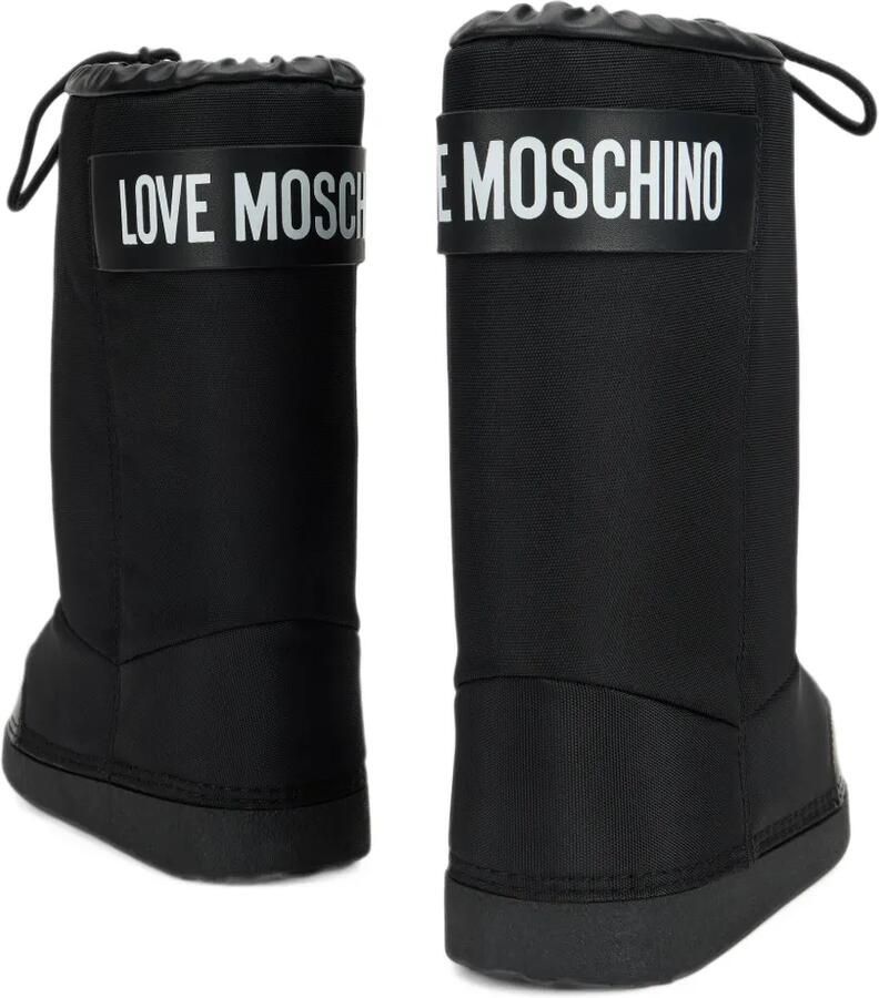 Love Moschino logo-print boots Zwart - Foto 3