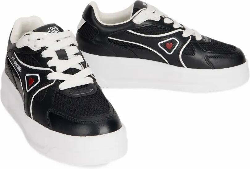 Love Moschino Sneakers met logoprint Zwart - Foto 3