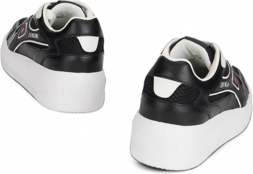 Love Moschino Sneakers met logoprint Zwart - Foto 2