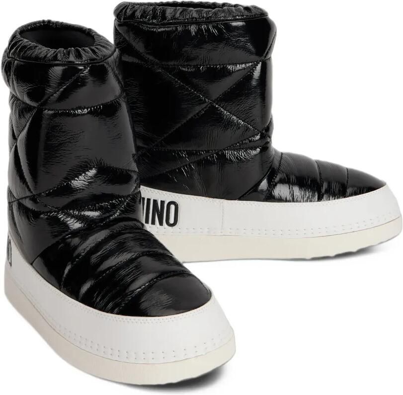 Love Moschino Snowboots met logoprint Zwart - Foto 3